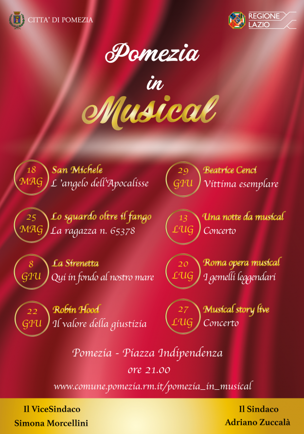 pomezia in musical 2020